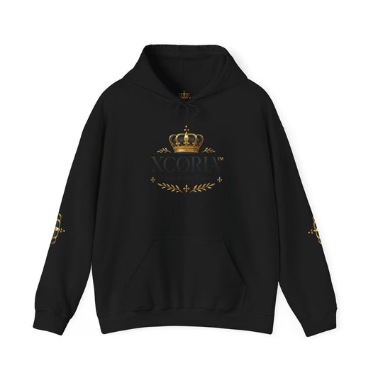 XCØRIA™ Royal Hoodie – Felpa Unisex Premium con Cappuccio (Edizione Reale)
