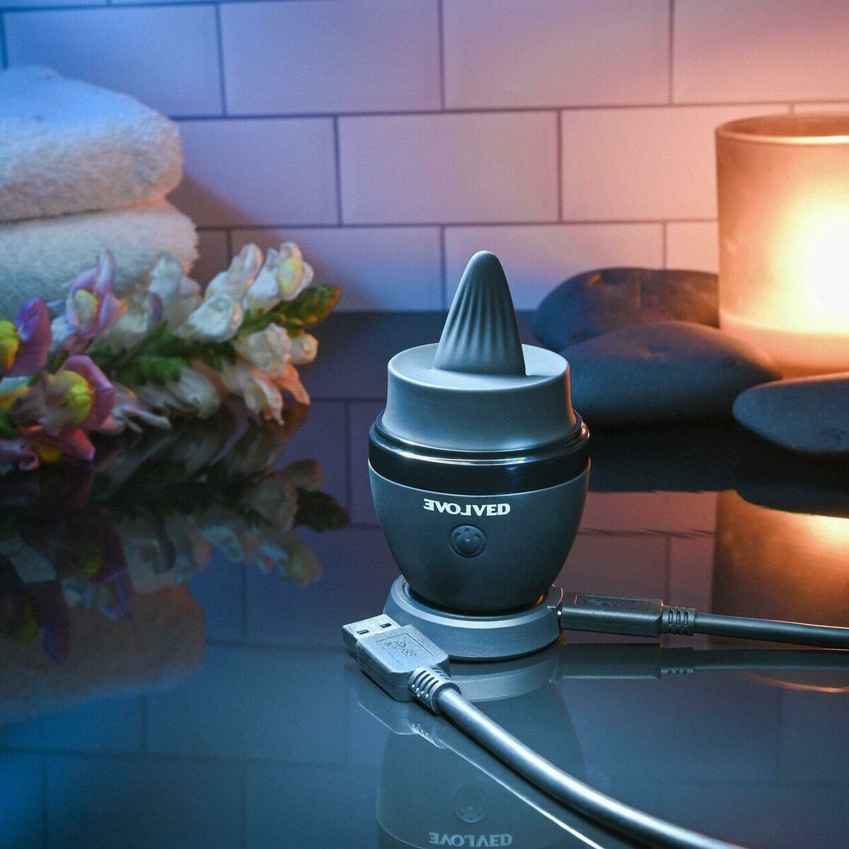 XCØRIA™ Evolved Vortex – Stimolatore Ricaricabile Smart Black Edition-5