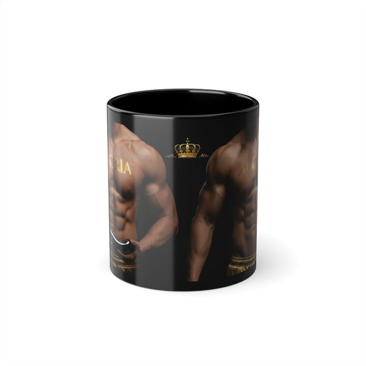 XCØRIA™ Black Coffee Cup – Tazza in Ceramica Nera 11oz (Design Exclusive)