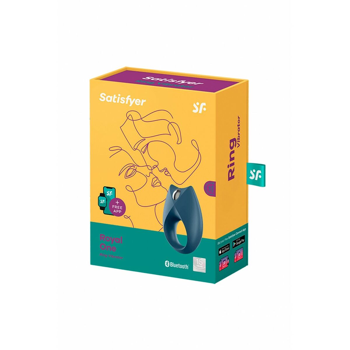 Vibrating Ring Satisfyer SATRO Blue-1