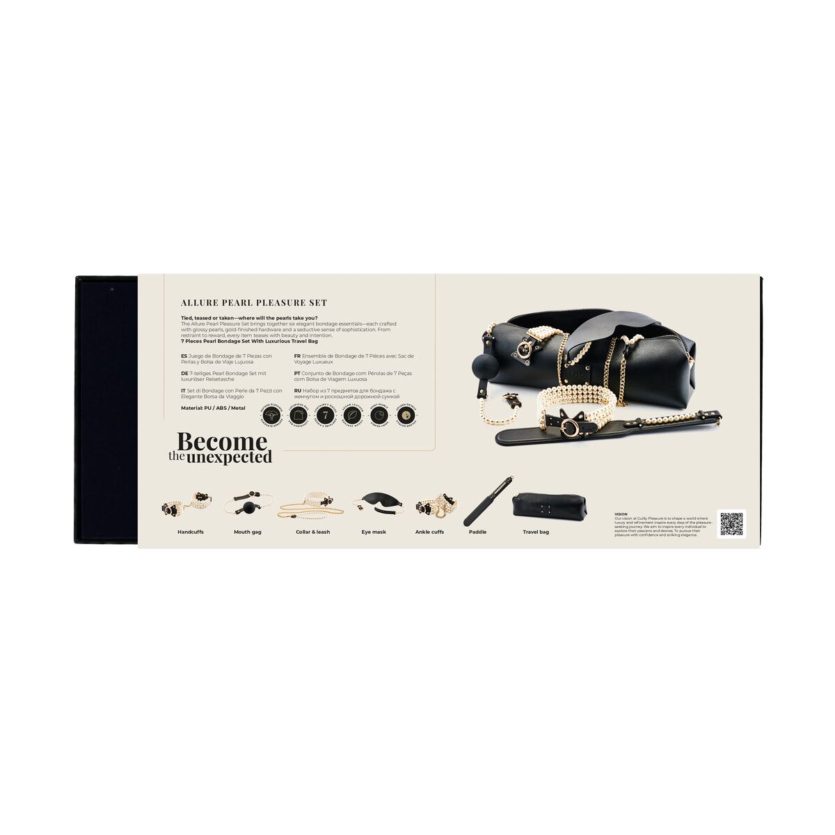 XCØRIA™ Allure Pearl Set – Edizione GUILTY PLEASURE (Luxury Bondage Collection)-2